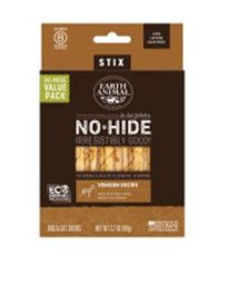 Earth Animal No-Hide Venison Stix Value Box Dog Treats, 20-pk