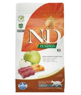 Farmina N&D Pumpkin Venison & Apple Dry Cat Food, 3.3-lb
