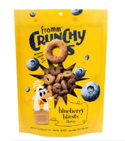 Fromm Crunchy O's Blueberry Blast Dog Treats, 6-oz