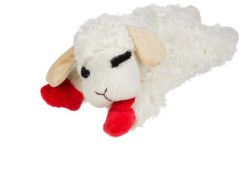 Multipet Lamb Chop Plush Dog Toy, Mini