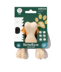 BetterBone Medium Density Natural Beef Flavor Dog Toy, Mini