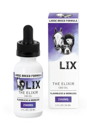 LIX The Elixir Oil Flavorless & Odorless Alternative Supplement for Large Breed Pets, 2500mg, 1-oz