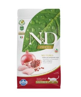 Farmina N&D Prime Chicken & Pomegranate Neutered Dry Cat Food, 3.3-lb