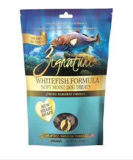 Zignature Limited Ingredient Whitefish Formula Soft Moist Dog Treats, 4-oz