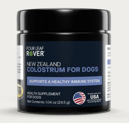 Four Leaf Rover Bovine Colostrum Immune Support Dog Supplement, 1.2-oz|33-gram