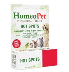 HomeoPet Hot Spots Dog, Cat, Bird & Small Animal Supplement, 450 drops