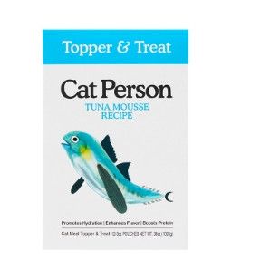 Weruva Cat Person Tuna Mousse Cat Food Topper & Treats, 3-oz