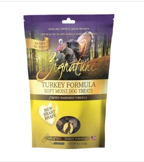 Zignature Limited Ingredient Turkey Formula Soft Moist Dog Treats, 4-oz
