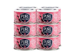 Pure Cravings Salmon Cutlets in Gravy Wet Cat Food Can, 3-oz