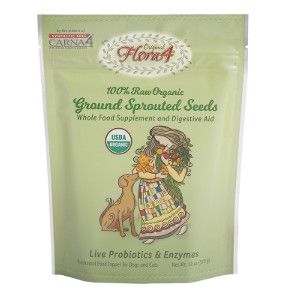 Carna4 Flora4 Ground Sprouted Seeds Dog & Cat Food Topper, 18-oz