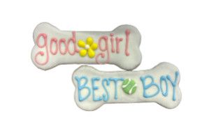 Paws Gourmet Bakery Best Boy/Good Girl Bones Dog Treats, 5-in x 2-in