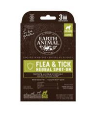 Earth Animal Nature's Protection Flea & Tick Prevention Herbal Spot-On for Large Dogs