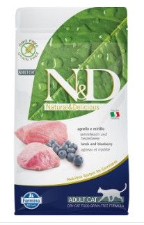 Farmina N&D Prime Lamb & Blueberry Dry Cat Food, 11-lb