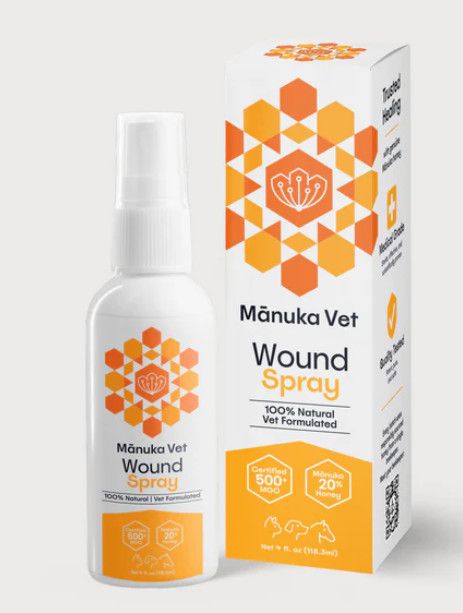 Manuka Vet Wound Spray for Pets, 4-oz