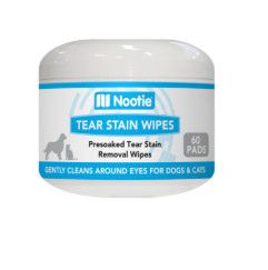 Nootie Tear Stain Wipes for Dogs & Cats, 60-count
