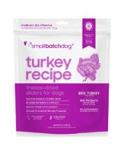 Smallbatch Dog Turkey Batch Sliders Freeze-Dried Dog Food, 14-oz