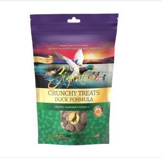 Zignature Duck Formula Ziggy Bars Dog Treats, 12-oz