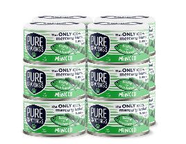 Pure Cravings Minced Tuna & Mackerel with Topper Wet Cat Food Can, 3-oz