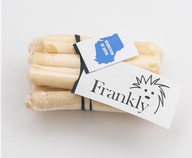 Frankly Beef Wraps Natural Dog Treats, 5-6-in, 8-count