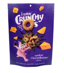 Fromm Crunchy O's Smokin' Cheeseplosions Dog Treats, 6-oz