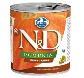 Farmina N&D Pumpkin, Venison & Apple Wet Dog Food, 10-oz