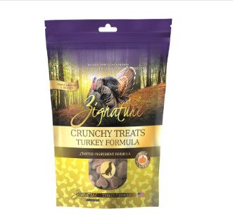 Zignature Turkey Formula Ziggy Bars Dog Treats, 12-oz