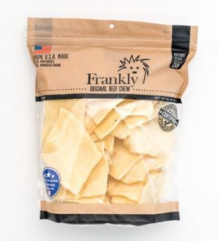 Frankly Original Beef Chew Chips Natural Flavor Dog Treats, 1-lb