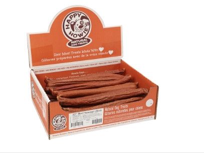 Happy Howie's Beef Sausage Dog Treat, 12-in, 1-count