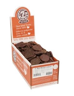 Happy Howie's Beef Burgers Dog Treat, 2-in, 1-count