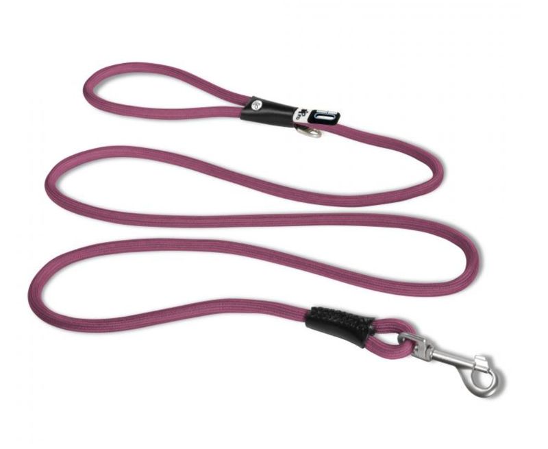 Curli Stretch Comfort Leash, Ruby, Medium
