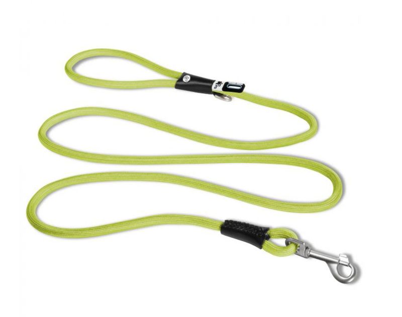 Curli Stretch Comfort Dog Leash, Lime, Large