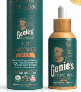 Genie's Hemp Signature Oil Max, 2500mg, 1.7fl oz
