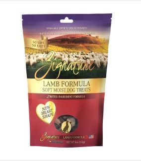 Zignature Limited Ingredient Lamb Formula Soft Moist Dog Treats, 4-oz