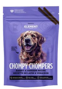 NutriSource Element Series Chompy Chompers Rabbit & Venison Dog Treats, 6-oz