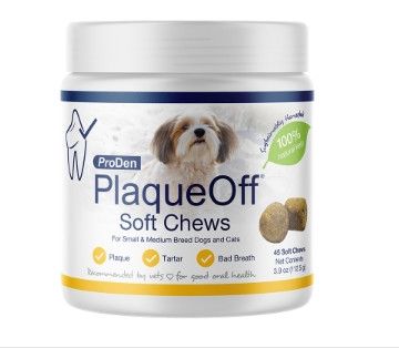 ProDen PlaqueOff Soft Chews for Small/Medium Dogs, 45-count