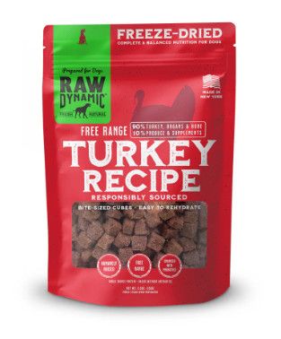 Raw Dynamic Turkey Freeze-Dried Dog Food, 14-oz