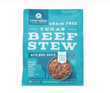 A Pup Above Texas Beef Stew Grain-Free Gently Cooked Dog Food, 3-lb