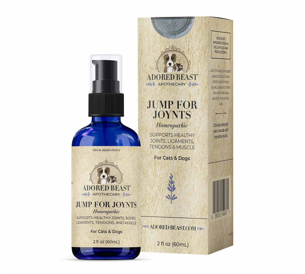 Adored Beast Apothecary Jump for JOYnts Regular Strength 4-Way Mobility Support Homeopathy for Dogs & Cats, 2-oz