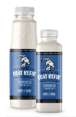Bones & Co Goat Kefir Fermented Goat Milk for Dogs & Cats, 32-oz