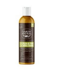 Earth Animal Nature's Protection Flea & Tick Prevention Herbal Shampoo for Dogs, 12-oz