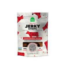Open Farm Jerky Strips Grass-Fed Beef Recipe Grain-Free Dog Treats, 5.6-oz