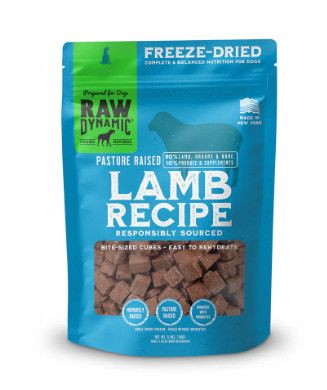 Raw Dynamic Lamb Freeze-Dried Dog Food, 14-oz
