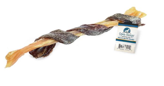 Home Range/Open Range Chomper Wrapped Backstrap Dog Treats, 8-11-in