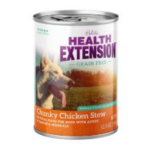 Health Extension Grain-Free Chunky Chicken Stew Canned Dog Food, 13.2-oz