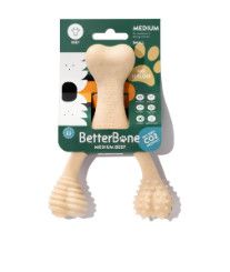 BetterBone Medium Density Natural Beef Flavor Dog Toy, Small