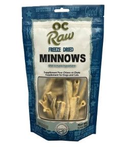 OC Raw Minnows Freeze-Dried Dog & Cat Treats, 3.2-oz