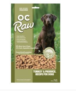 OC Raw Dog Turkey & Produce Meaty Rox Raw Freeze-Dried Dog Food, 20-oz