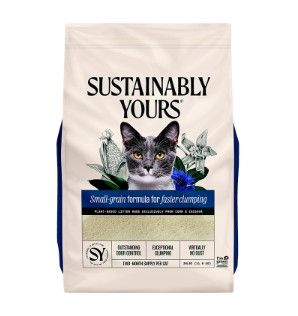 Sustainably Yours Small-Grain Formula Cat Litter, 26-lb