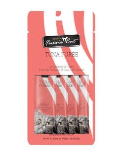 Fussie Cat Tuna Puree Cat Treats, 4-count