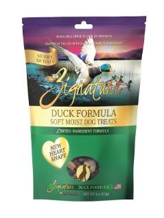 Zignature Limited Ingredient Duck Formula Soft Moist Dog Treats, 4-oz